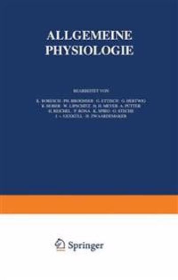 Handbuch der Normalen und Pathologischen Physiologie
