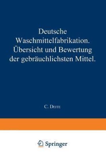 Deutsche Waschmittelfabrikation