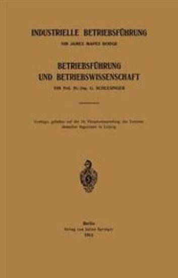 Industrielle Betriebsführung