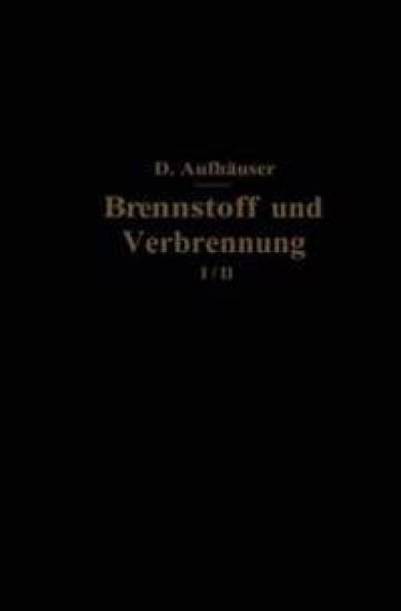 Brennstoff und Verbrennung