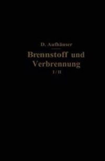 Brennstoff und Verbrennung