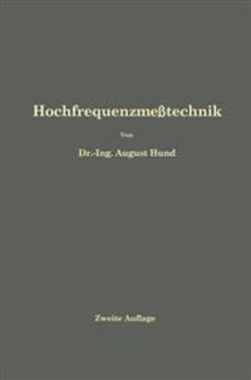 Hochfrequenzmeßtechnik