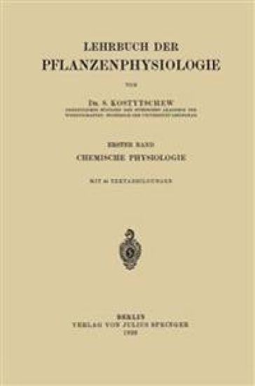 Lehrbuch der Pflanzenphysiologie