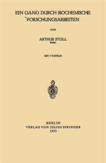 Ein Gang durch Biochemische Forschungsarbeiten