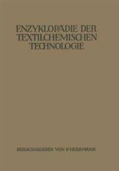 Enzyklopädie der textilchemischen Technologie – A. Bodmer, kirjan kansikuva