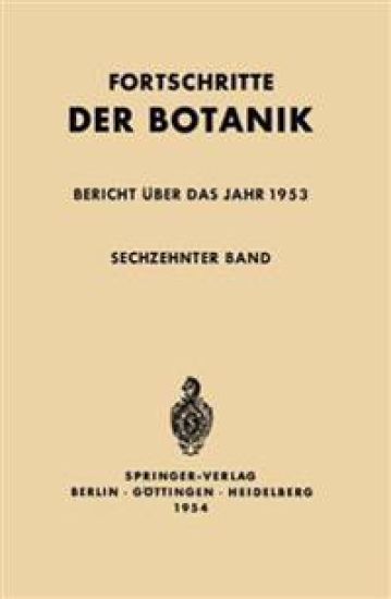 Bericht über das Jahr 1953