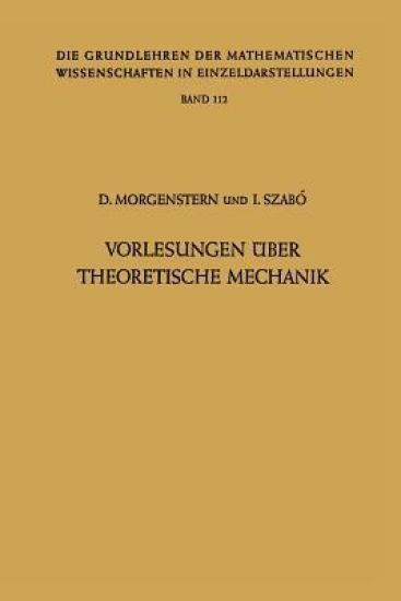 Vorlesungen Über Theoretische Mechanik