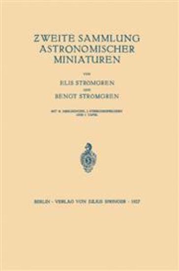Zweite Sammlung Astronomischer Miniaturen