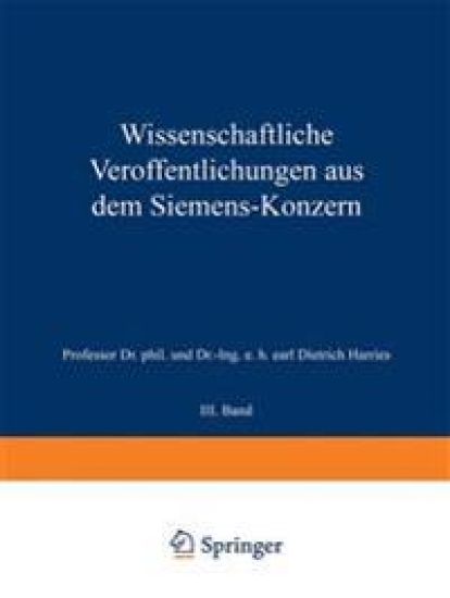 Wissenschaftliche Veröffentlichungen aus dem Siemens-Konzern