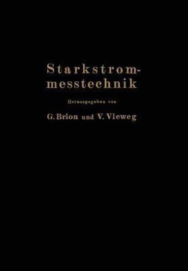Starkstrommeßtechnik