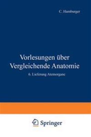 Vorlesungen Über Vergleichende Anatomie