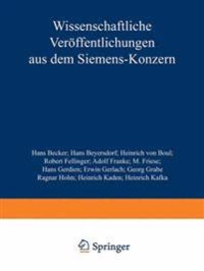 Wissenschaftliche Veröffentlichungen aus dem Siemens-Konzern