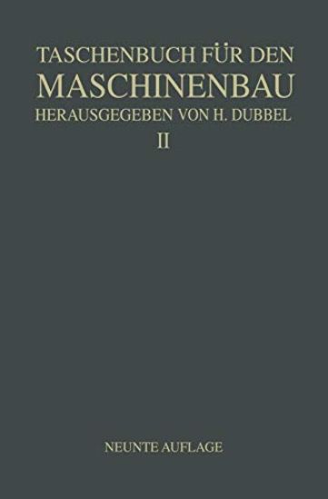 Taschenbuch für den Maschinenbau