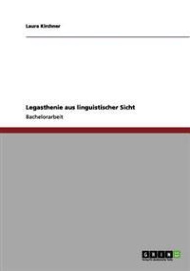 Legasthenie Aus Linguistischer Sicht