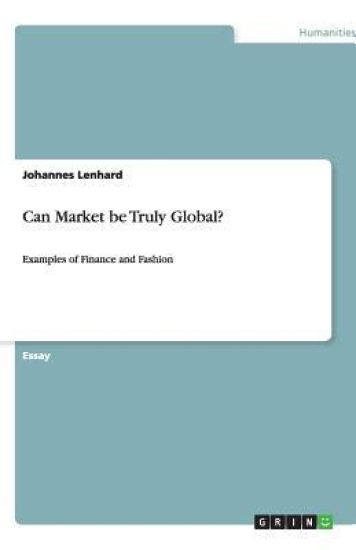 Can Market be Truly Global?