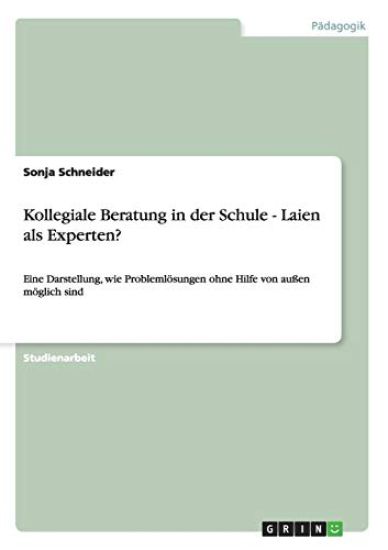 Kollegiale Beratung in der Schule - Laien als Experten?
