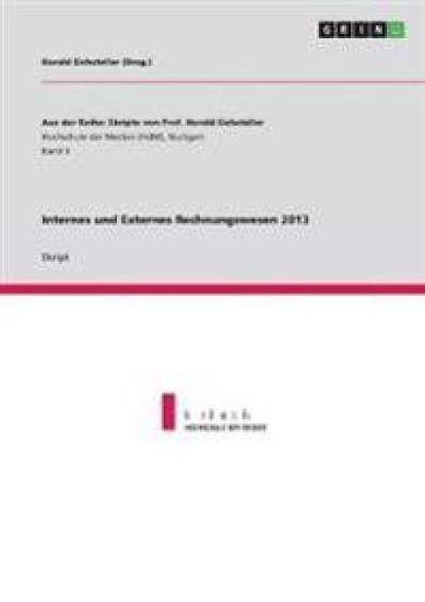 Internes und Externes Rechnungswesen 2013