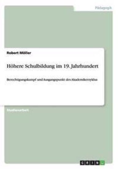 Höhere Schulbildung im 19. Jahrhundert