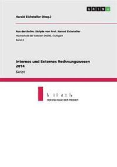 Internes und Externes Rechnungswesen 2014