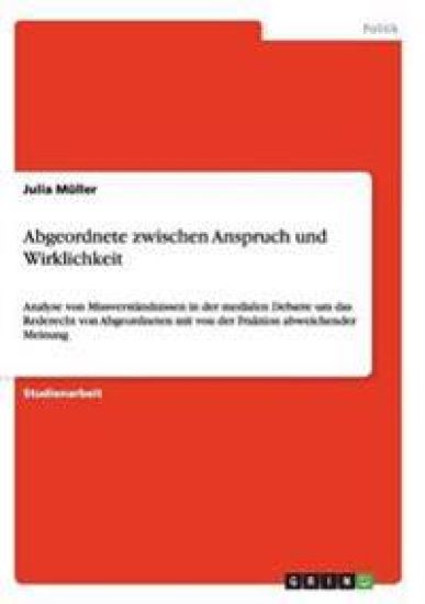 Abgeordnete zwischen Anspruch und Wirklichkeit