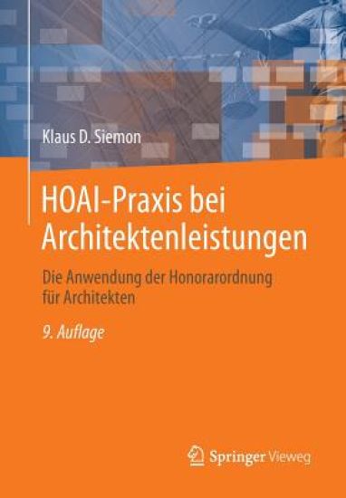HOAI-Praxis bei Architektenleistungen – Klaus D. Siemon, kirjan kansikuva
