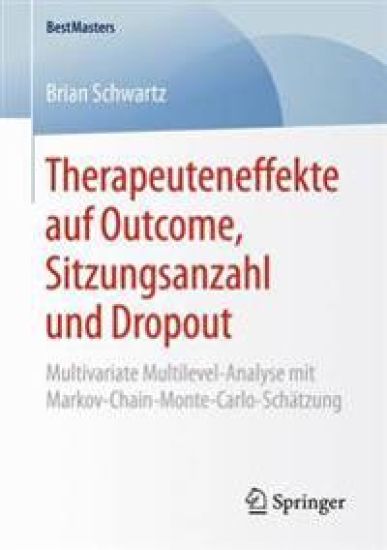 Therapeuteneffekte auf Outcome, Sitzungsanzahl und Dropout – Brian Schwartz, kirjan kansikuva