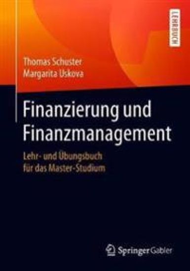 Finanzierung und Finanzmanagement – Thomas Schuster, kirjan kansikuva