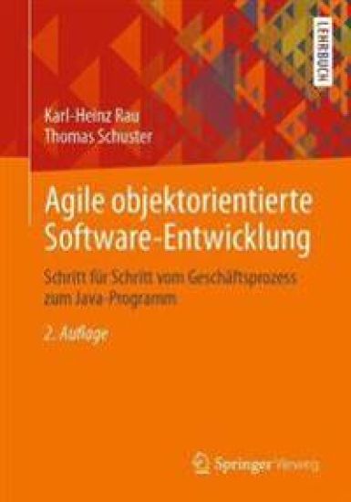Agile objektorientierte Software-Entwicklung – Karl-Heinz Rau, kirjan kansikuva