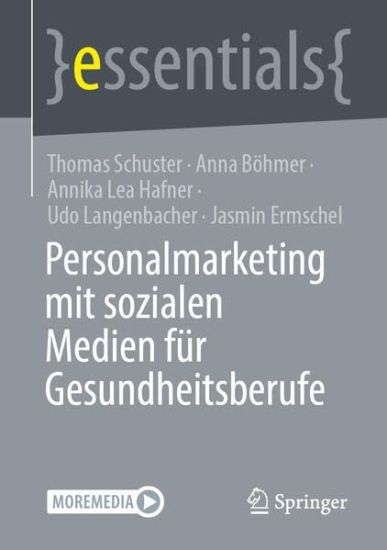 Personalmarketing mit sozialen Medien für Gesundheitsberufe – Thomas Schuster, kirjan kansikuva