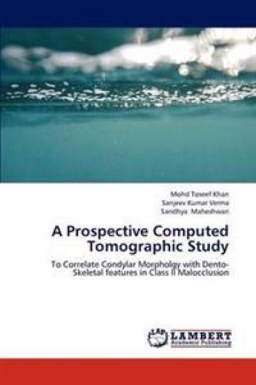 A Prospective Computed Tomographic Study – Mohd Toseef Khan, kirjan kansikuva