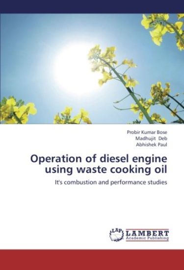 Operation of diesel engine using  waste cooking oil