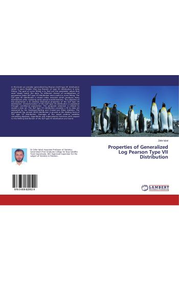 Properties of Generalized Log Pearson Type VII Distribution