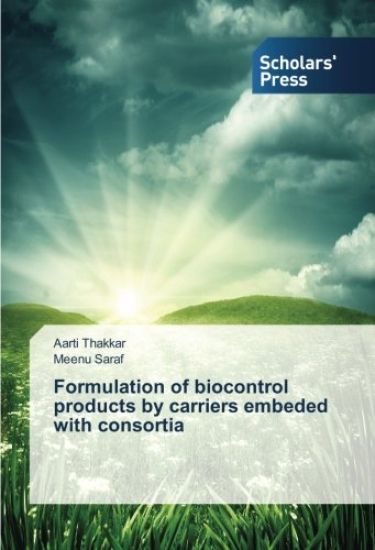 Formulation of biocontrol products by carriers embeded with consortia