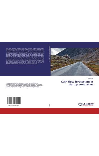 Cash flow forecasting in startup companies
