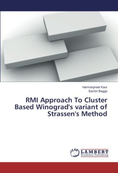 RMI Approach To Cluster Based Winograd's variant of Strassen's Method