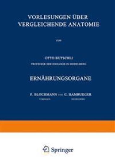 Vorlesungen über Vergleichende Anatomie