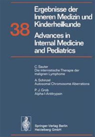 Ergebnisse der Inneren Medizin und Kinderheilkunde / Advances in Internal Medicine and Pediatrics
