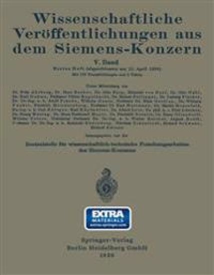 Wissenschaftliche Veröffentlichungen aus dem Siemens-Konzern