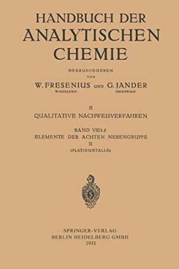 Elemente der Achten Nebengruppe II