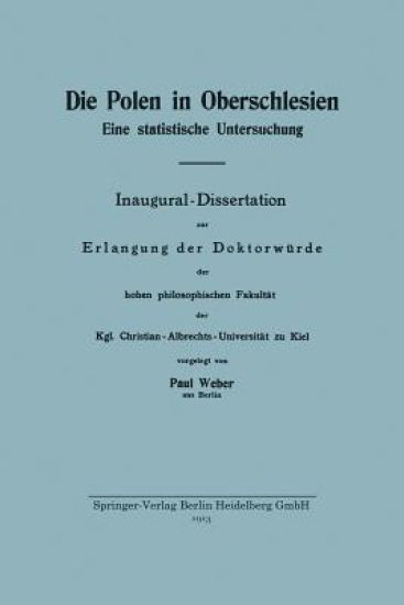 Die Polen in Oberschlesien