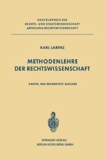 Methodenlehre der Rechtswissenschaft