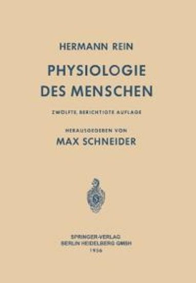 Einführung in die Physiologie des Menschen