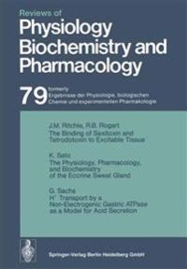 Reviews of Physiology, Biochemistry and Pharmacology