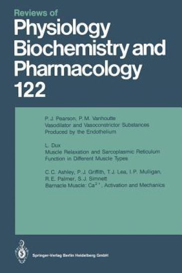 Reviews of Physiology, Biochemistry and Pharmacology – M. P. Blaustein, kirjan kansikuva