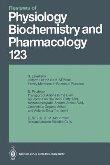 Reviews of Physiology, Biochemistry and Pharmacology – M. P. Blaustein, kirjan kansikuva