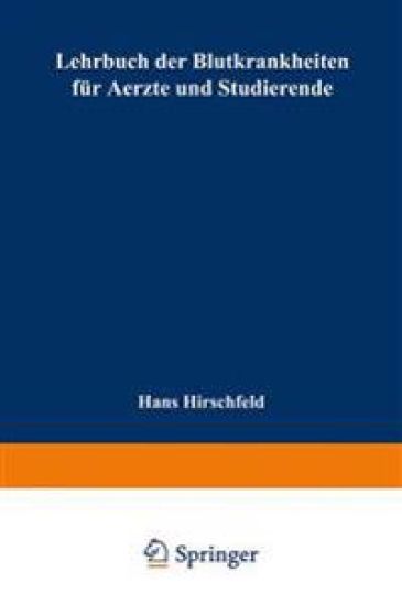 Lehrbuch der Blutkrankheiten für Aerzte und Studierende