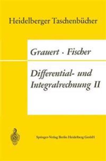 Differential- und Integralrechnung II