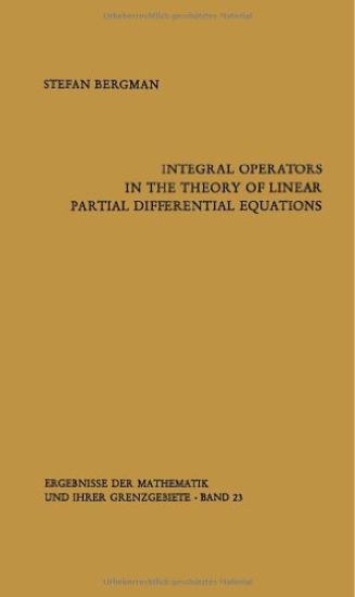 Integral Operators in the Theory of Linear Partial Differential Equations