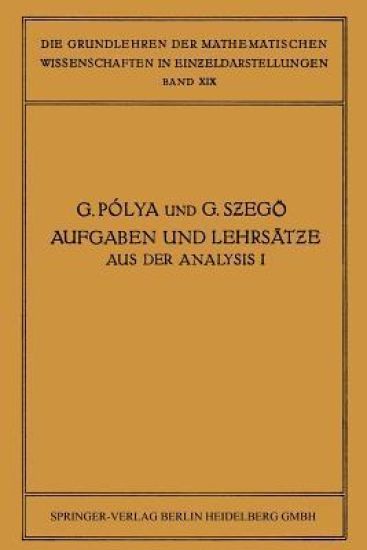 Aufgaben und Lehrsätze aus der Analysis
