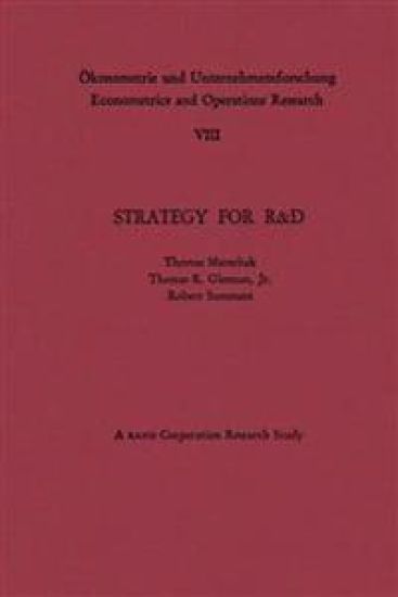 Strategy for R&D: Studies in the Microeconomics of Development